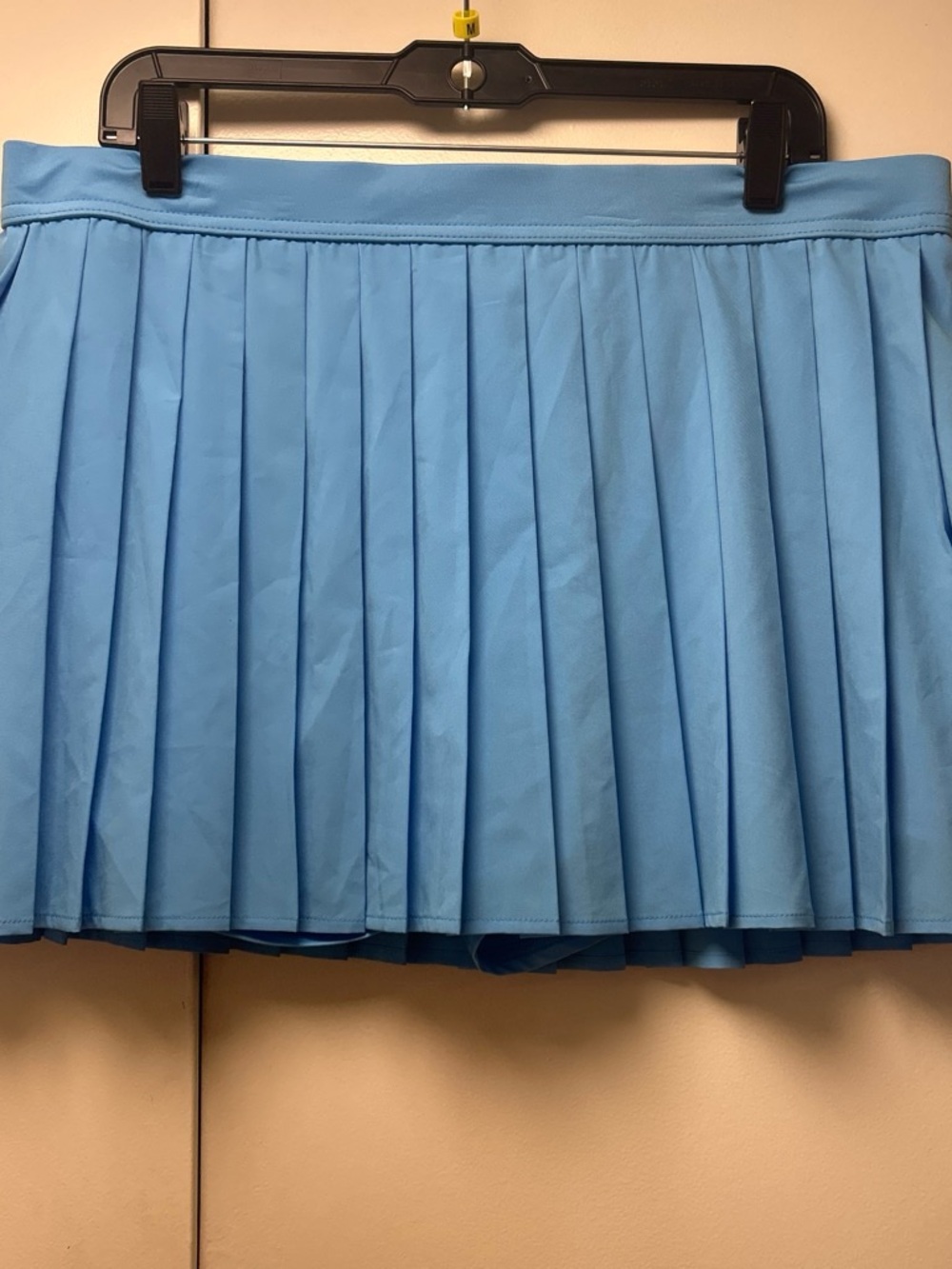 No Boundaries Sky Blue Pleated Mini Skirt